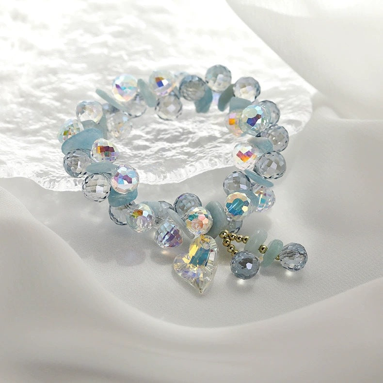 Fashion Love Crystal Bracelet for Women in Cold Style