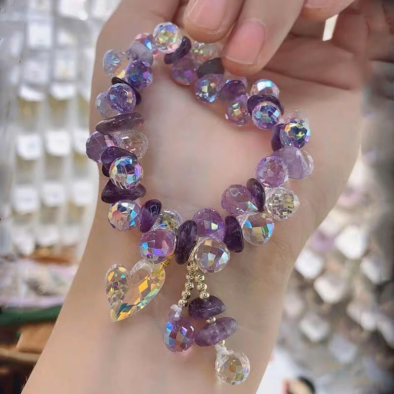 Fashion Love Crystal Bracelet for Women in Cold Style